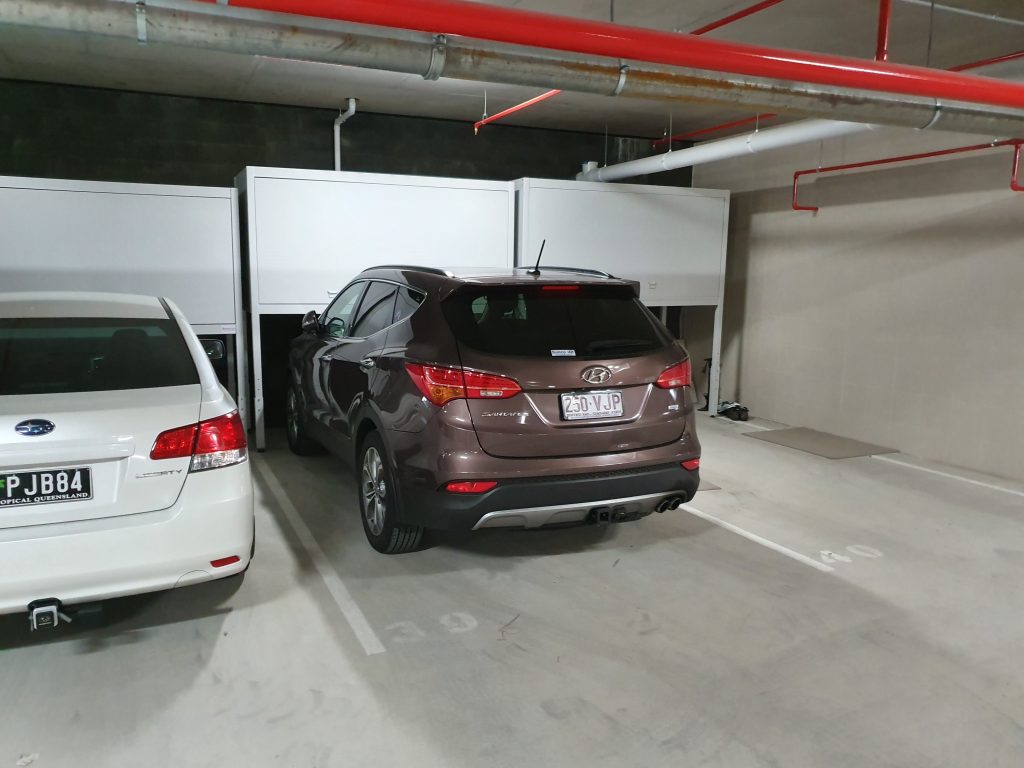 OVER BONNET STORAGE BOX in parking station