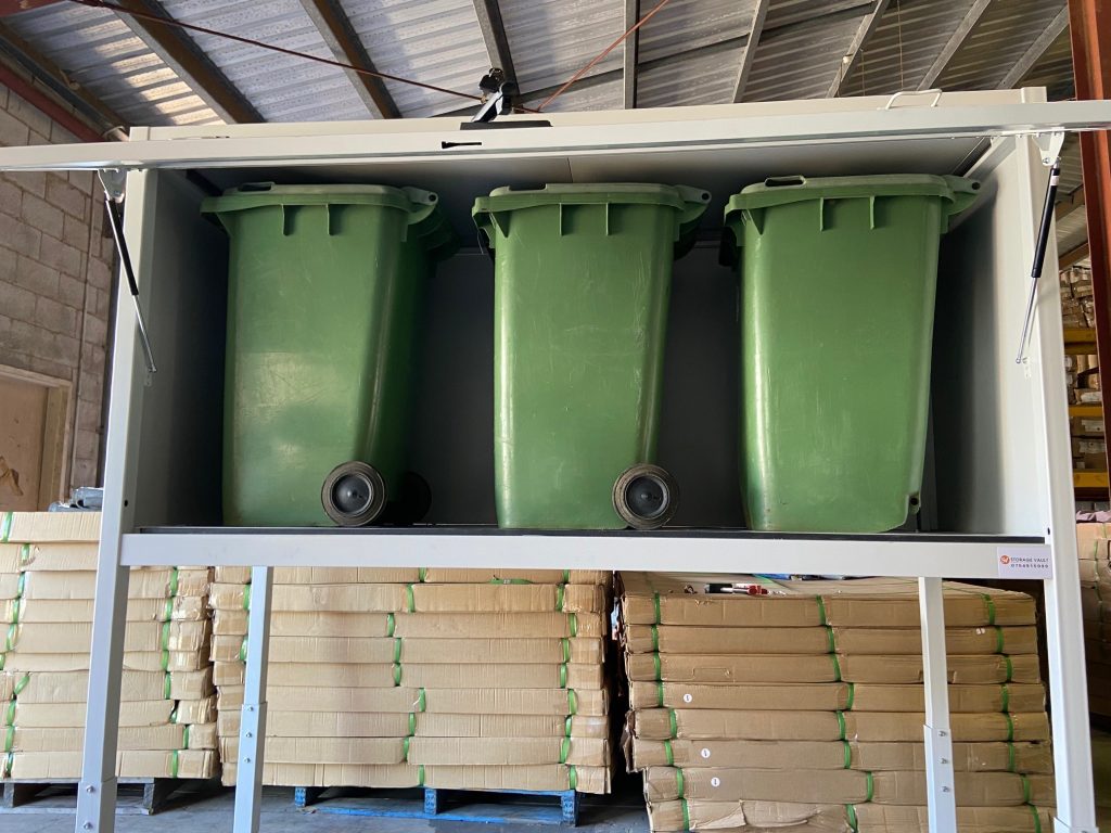  Over bonnet storage cabinet  with bins inside